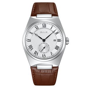 SKMEI 9390 Men’s Quartz Watch (Brown Belt)