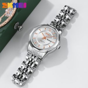 Skmei 9268 Men’s Quartz Watch (Sliver Belt)